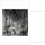 The Funeral of Jean Paul Marat in the Chapel of the Club des Cordeliers, 16th July 1793 by French School