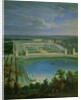 The Orangery and the Chateau at Versailles, 1696 by Jean-Baptiste Martin
