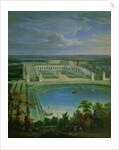 The Orangery and the Chateau at Versailles, 1696 by Jean-Baptiste Martin