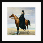Equestrian Portrait of Mademoiselle Croizette, 1873 by Charles Emile Auguste Carolus-Duran