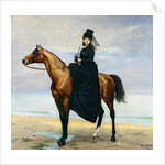 Equestrian Portrait of Mademoiselle Croizette, 1873 by Charles Emile Auguste Carolus-Duran