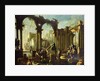 Ruins of the Baths of Caracalla by Giovanni Ghisolfi