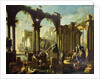 Ruins of the Baths of Caracalla by Giovanni Ghisolfi