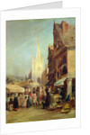 Market at Hennebont by Jules Achille Noel