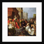 Solomon and the Queen of Sheba by Frans II the Younger Francken