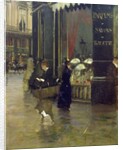 La Parfumerie Viollet, Boulevard des Capucines, 19th century by Giuseppe or Joseph de Nittis