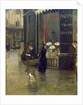 La Parfumerie Viollet, Boulevard des Capucines, 19th century by Giuseppe or Joseph de Nittis