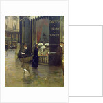 La Parfumerie Viollet, Boulevard des Capucines, 19th century by Giuseppe or Joseph de Nittis