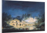 Illumination of the Belvedere at the Petit-Trianon, 1781 by Claude Louis Chatelet