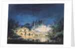 Illumination of the Belvedere at the Petit-Trianon, 1781 by Claude Louis Chatelet