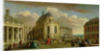 View of the Chapel of the Chateau de Versailles from the Courtyard by Jacques Rigaud