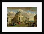 View of the Chapel of the Chateau de Versailles from the Courtyard by Jacques Rigaud