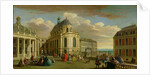 View of the Chapel of the Chateau de Versailles from the Courtyard by Jacques Rigaud