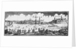 The Russian army besieging Narva in 1700 by French School
