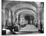 View of the Caryatids' room in the Louvre Museum, c.1900-04 by Adolphe Giraudon