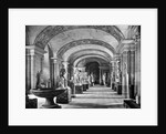 View of the Caryatids' room in the Louvre Museum, c.1900-04 by Adolphe Giraudon