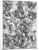 Scene from the Apocalypse, The seven-headed and ten-horned dragon by Albrecht Dürer or Duerer