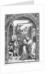 The meeting of St. Anne and St. Joachim at the Golden Gate by Albrecht Dürer or Duerer