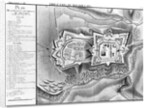 Plan and map of the town and citadel of Mont-Louis, 1776 by French School