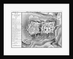 Plan and map of the town and citadel of Mont-Louis, 1776 by French School
