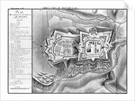 Plan and map of the town and citadel of Mont-Louis, 1776 by French School