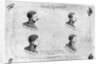 La Rochelle plot, portraits of the four sergeants, after 1822 by French School