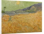 Wheatfield with Reaper, 1889 by Vincent van Gogh
