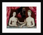 Gabrielle d'Estrées and her sister, the Duchess of Villars, 16th century by Fontainebleau School