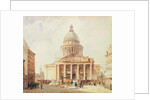 The Pantheon in 1835 by Francois Etienne Villeret