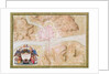 Ms 988 tome 3 fol.45 Plan and map of the town and citadel of Bayonne by Sebastien Le Prestre de Vauban