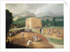 Landscape with Corn Threshers by Nicolo dell' Abate