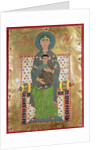 Virgin and Child Enthroned by Byzantine