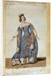 Mademoiselle George as Marguerite in Act II of 'La Tour de Nesles' by French School