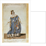 Mademoiselle George as Marguerite in Act II of 'La Tour de Nesles' by French School