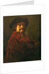 Copy of a Rembrandt Self Portrait, 1869 by Gustave Courbet