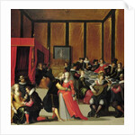 Scene Galante or The Five Senses by Louis de Caullery