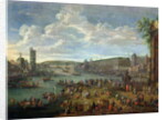 View of the Louvre and the Tour de Nesles from the Ile de la Cite, c.1673-74 by Pieter II Casteels