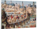The Royal Entry Festival of Henri II into Rouen, 1st October 1550 by French School