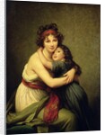 Self portrait with her daughter Julie, 1789 by Elisabeth Louise Vigee-Lebrun