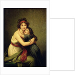 Self portrait with her daughter Julie, 1789 by Elisabeth Louise Vigee-Lebrun