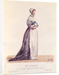 Madame Debrie in the role of Agnes in 'L'Ecole des Femmes' in 1680 by Hippolyte (after) Lecomte