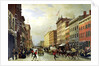 Street Scene in New York by Hippolyte Victor Valentin Sebron