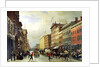 Street Scene in New York by Hippolyte Victor Valentin Sebron