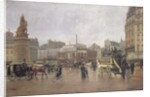 La Place Clichy, Paris, 1896 by Edmond Georges Grandjean