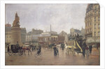 La Place Clichy, Paris, 1896 by Edmond Georges Grandjean