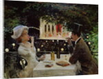 Dinner at Les Ambassadeurs, c.1882 by Jean Beraud