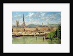 The Port at Rouen, 1878 by Torello Ancillotti
