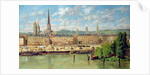 The Port at Rouen, 1878 by Torello Ancillotti