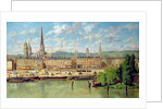 The Port at Rouen, 1878 by Torello Ancillotti