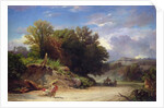Landscape on the Outskirts of Rome, 1853 by Jean Achille Benouville